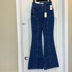 Warp + Weft Mia Miami Flare Jeans Size 24